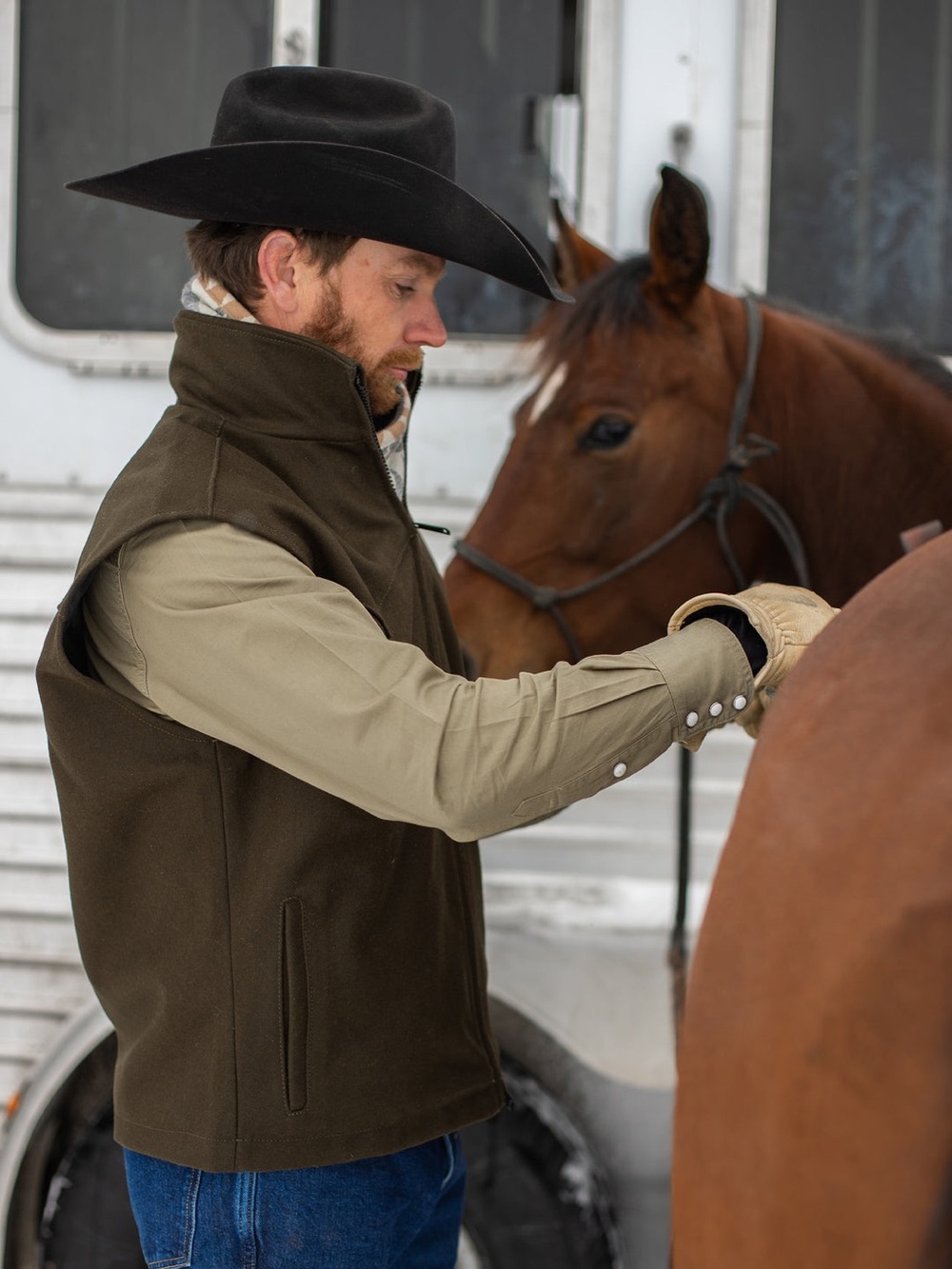 Schaefer Outfitter Men’s Wool Arena Vest